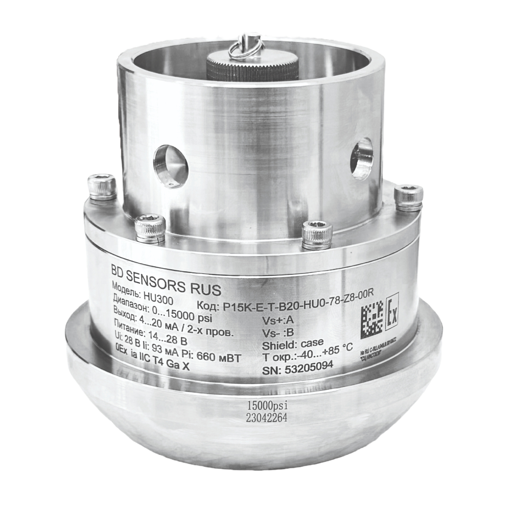 Датчик давления со штуцером Hammer Union HU 300 от BD Sensors Датчик давления со штуцером Hammer Union HU 300 от BD Sensors