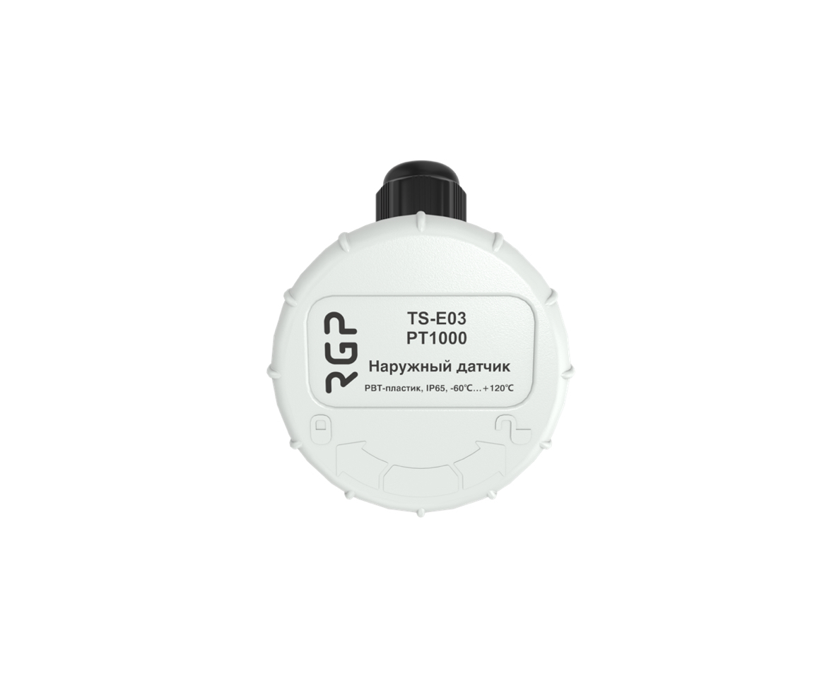 TS-E03 PT1000 Датчик температуры наружного воздуха (PBT-пластик) (RGP)