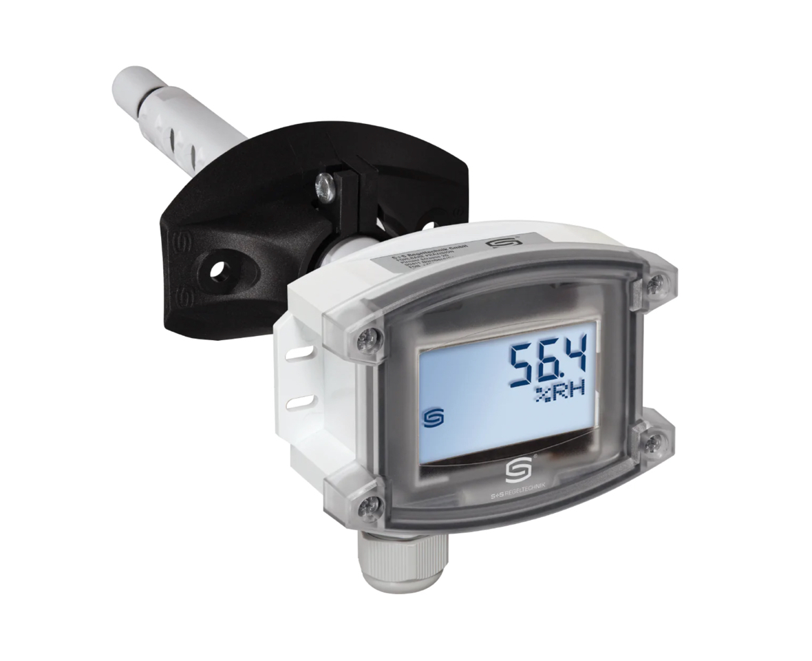KFTF-wModbus LCD Датчик влажности и температуры канальный, с дисплеем