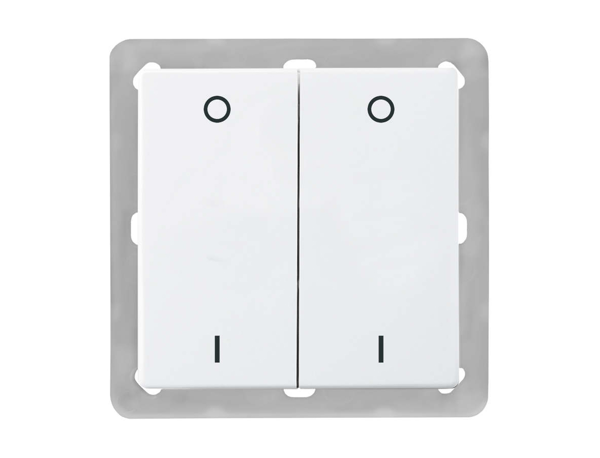 BJ63x63 BLE 4-х канальный выключатель света, белый studio, без рамки