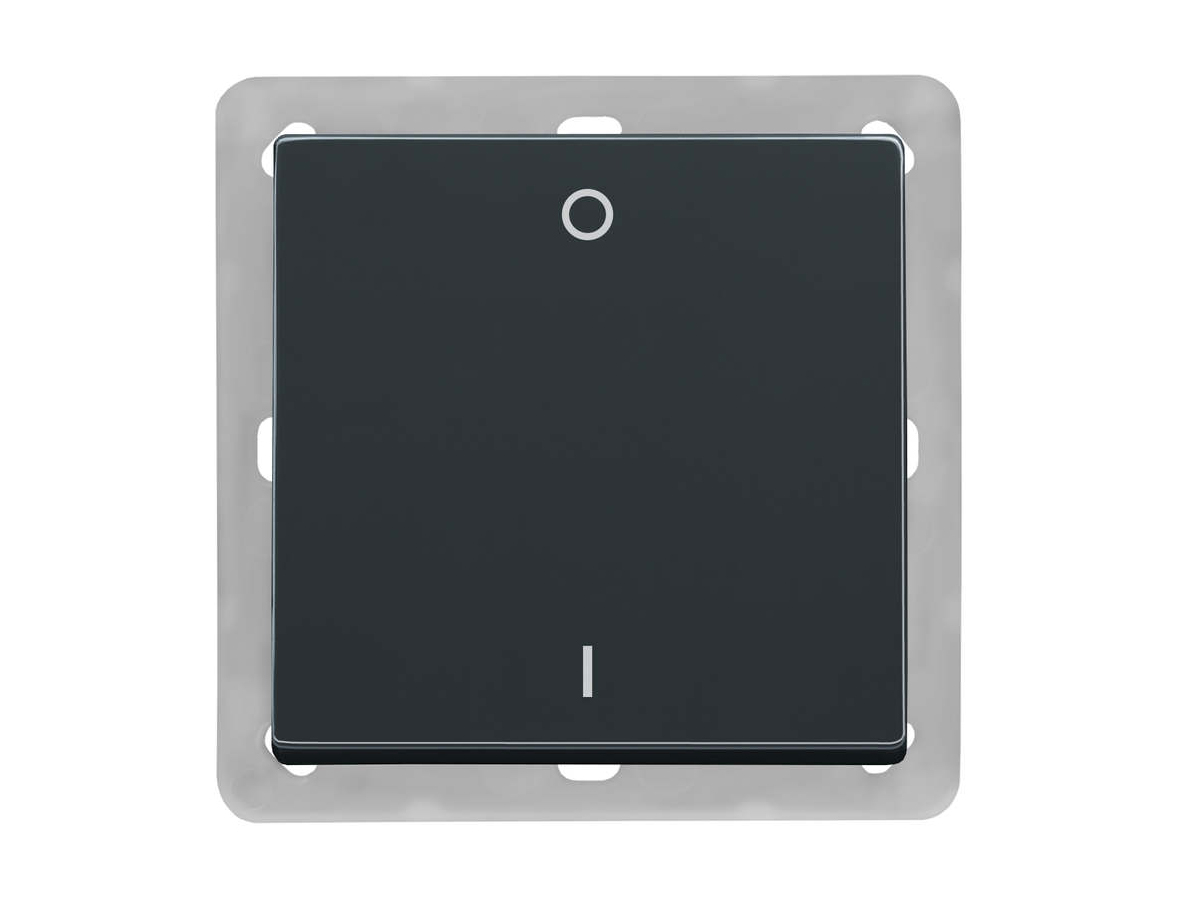 BJ63x63 BLE 2-х канальный выключатель света, антрацит, без рамки
