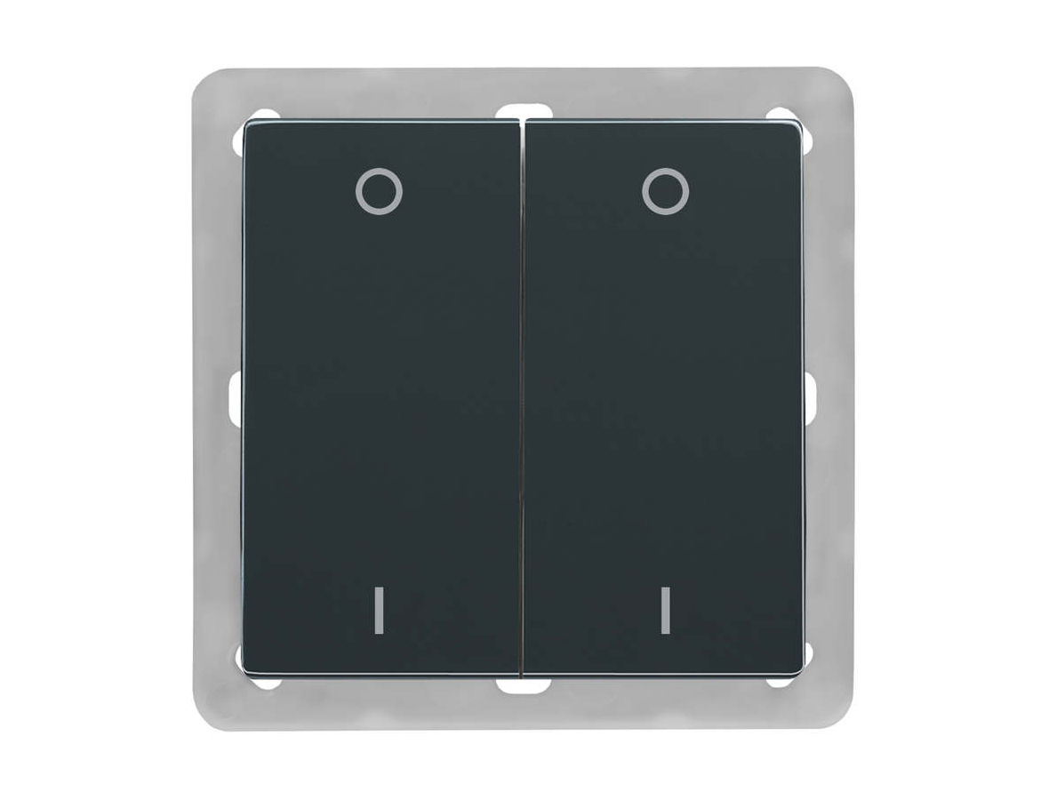 BJ63x63 BLE 4-х канальный выключатель света, антрацит, без рамки