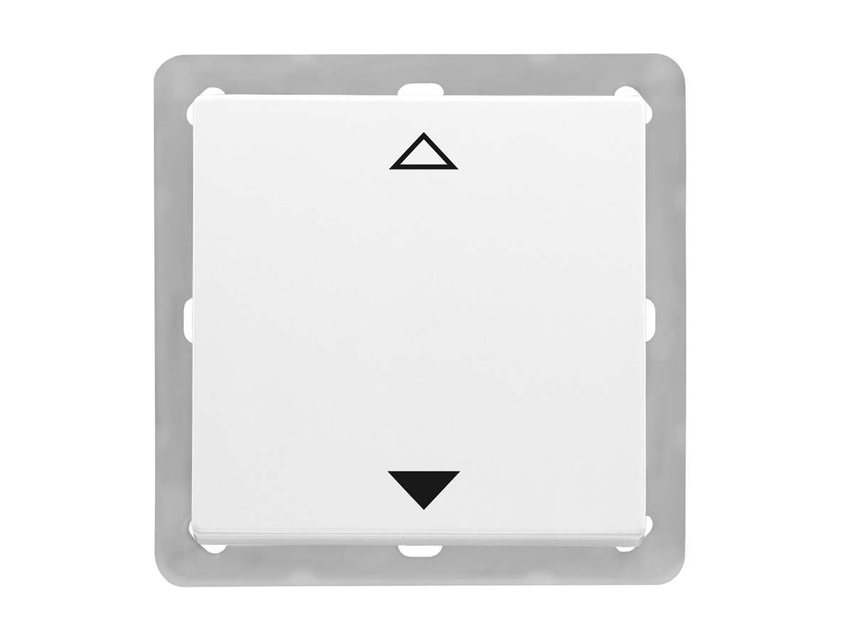BJ63x63 BLE 2-х канальный выключатель жалюзи, белый studio, без рамки