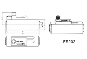 Габаритный чертеж FS202