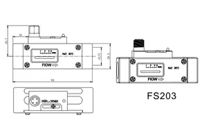 Габаритный чертеж FS203