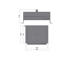 Габаритный чертеж MPT220 / MPT380