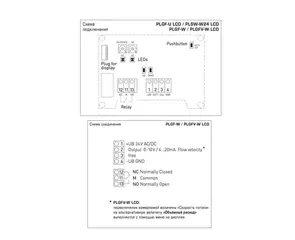 Схема подключения RHEASREG® PLGFV-W LCD