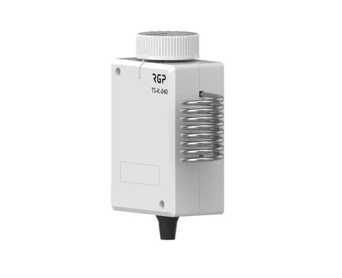 TS-K-040 Промышленный (комнатный) термостат IP40 (IP40, 0…40°C) - вид сборку